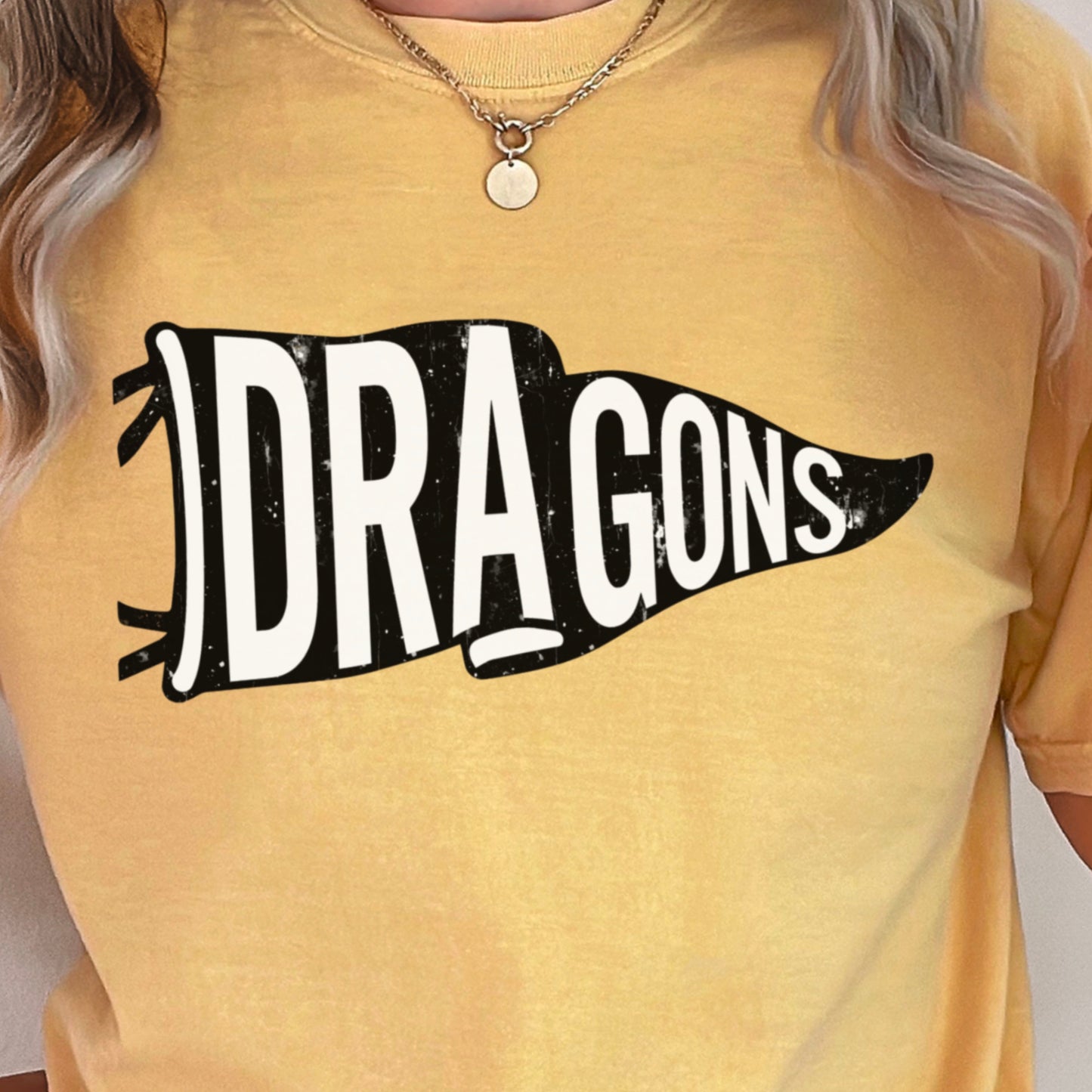 Dragons Flag Comfort Color Graphic Tee