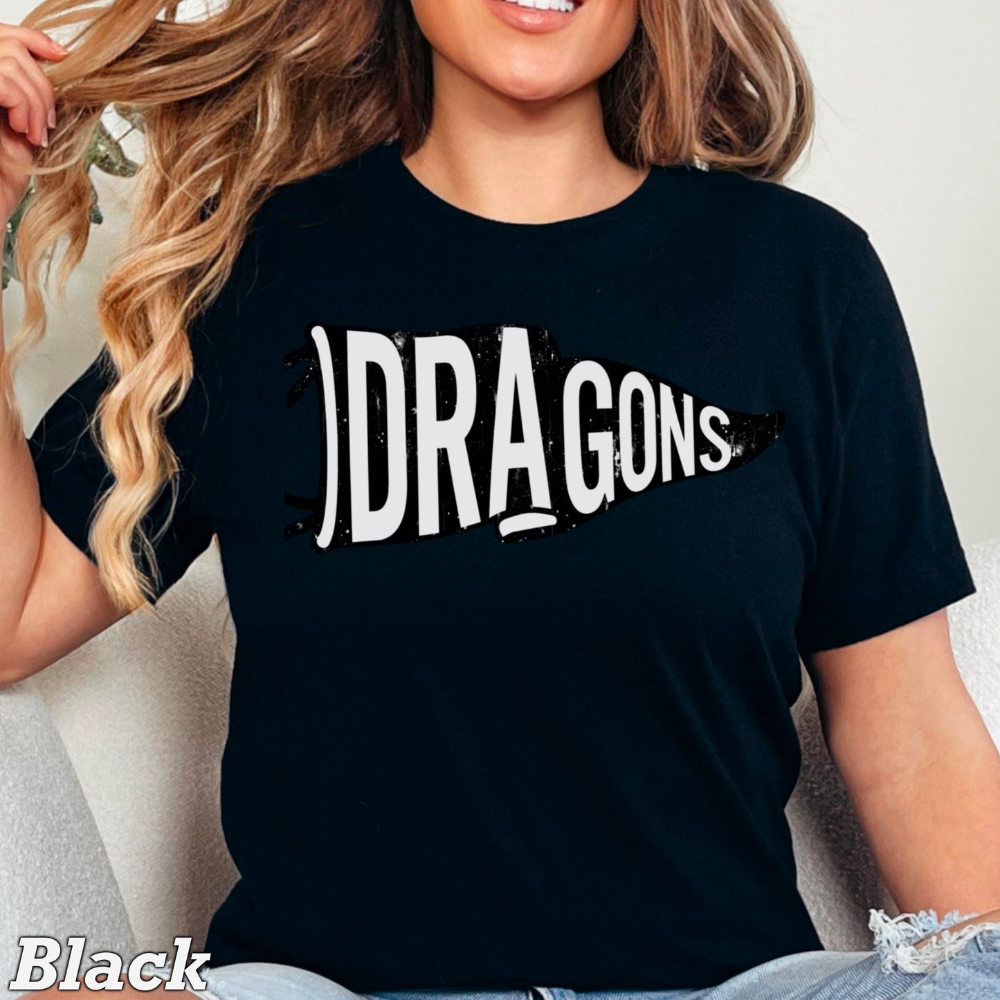 Dragons Flag Comfort Color Graphic Tee