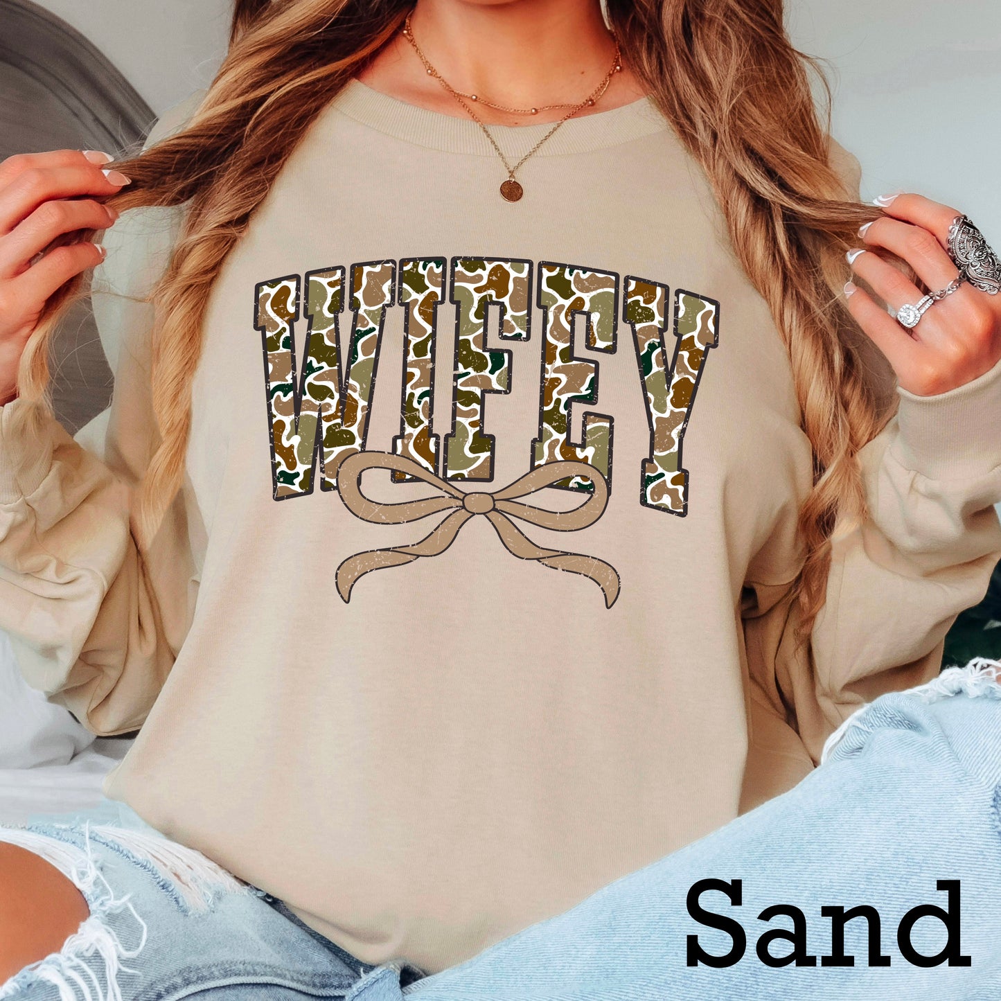Camo Wifey DTF Transfer