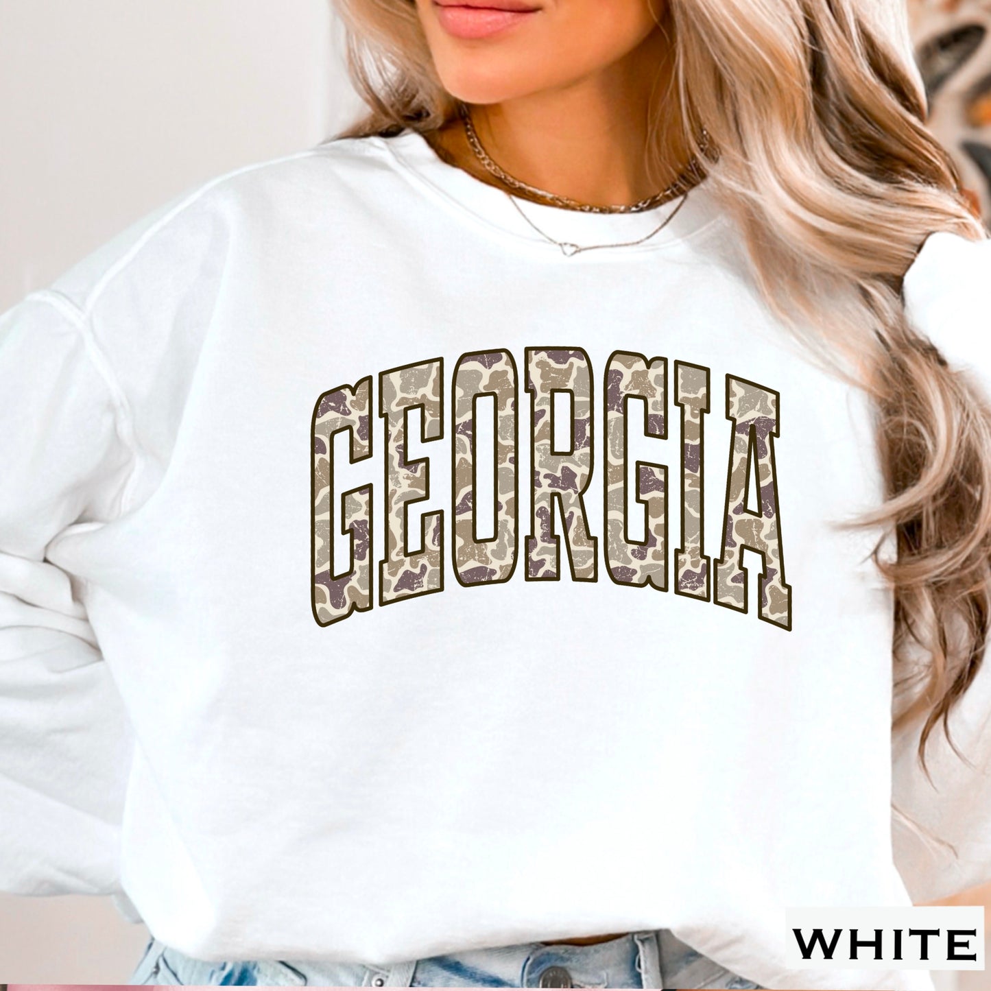 Georgia Camo Crewneck Sweatshirt
