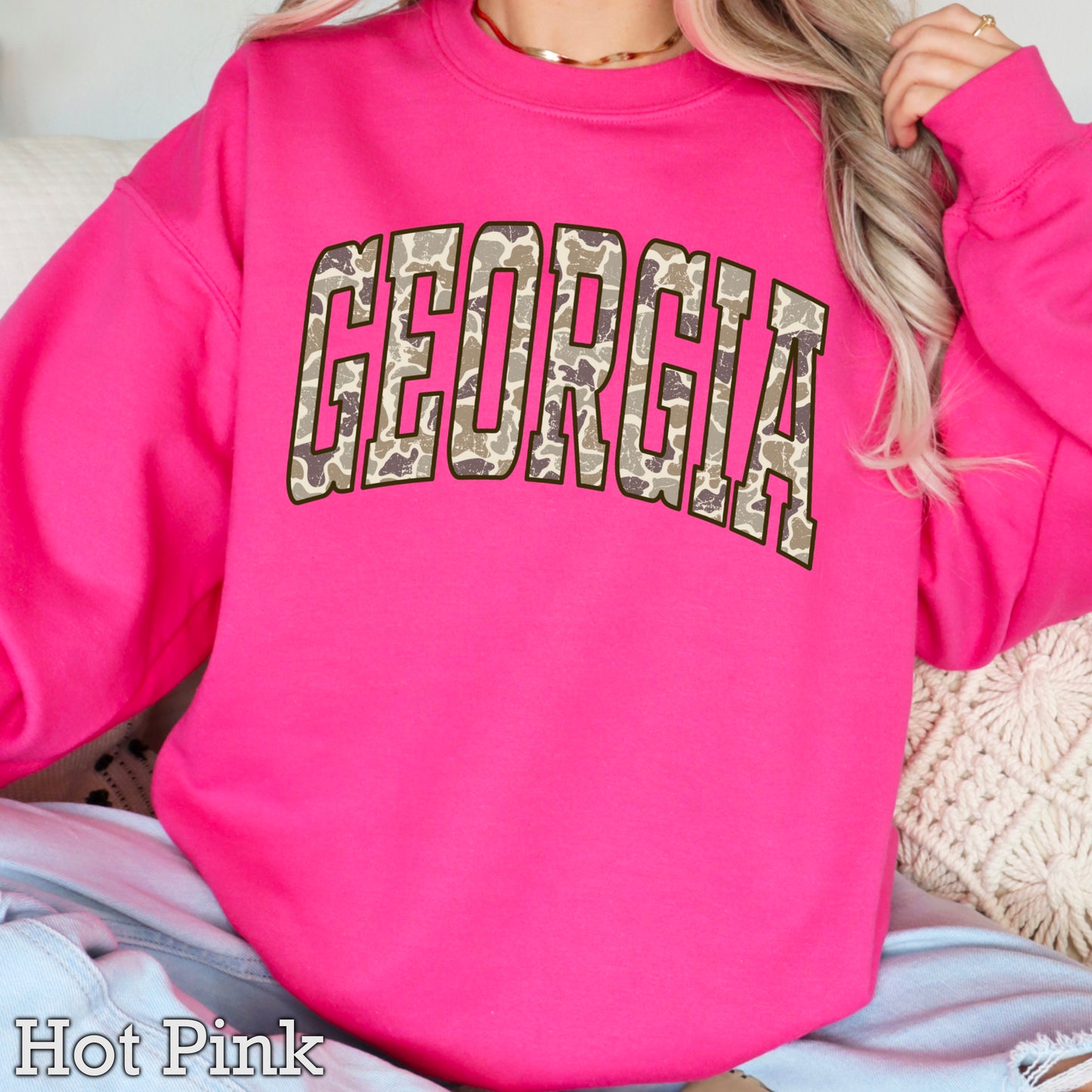 Georgia Camo Crewneck Sweatshirt