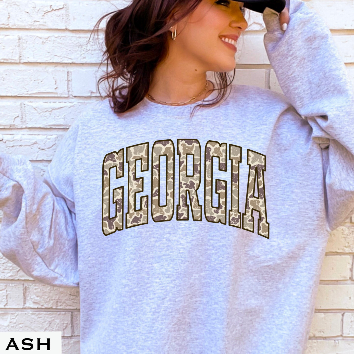 Georgia Camo Crewneck Sweatshirt
