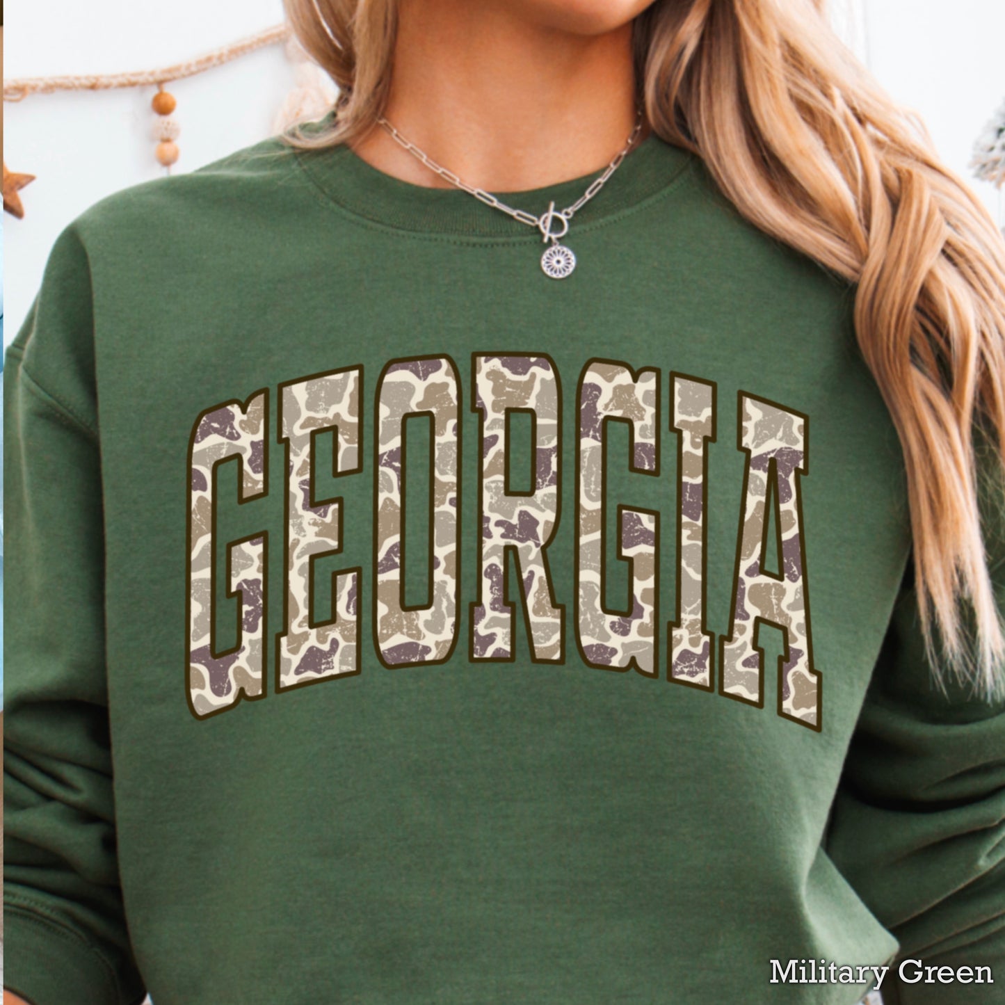 Georgia Camo Crewneck Sweatshirt