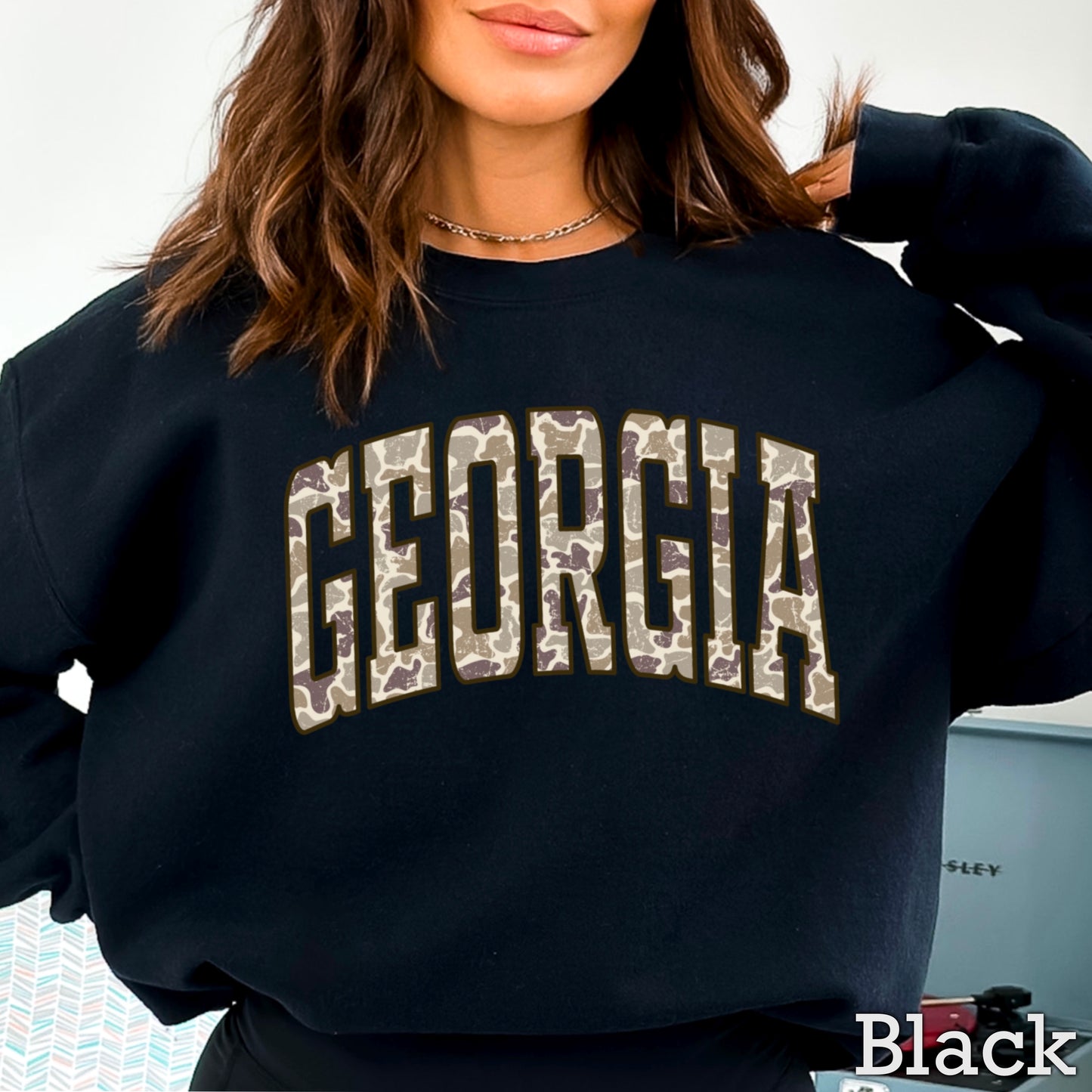 Georgia Camo Crewneck Sweatshirt