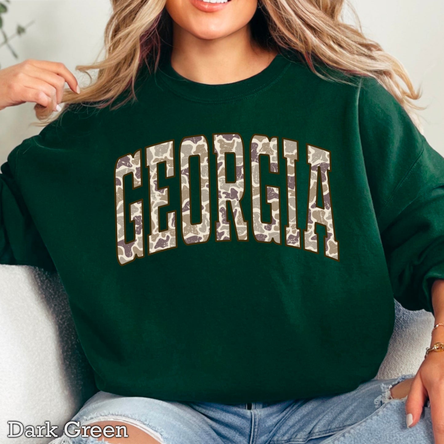 Georgia Camo Crewneck Sweatshirt
