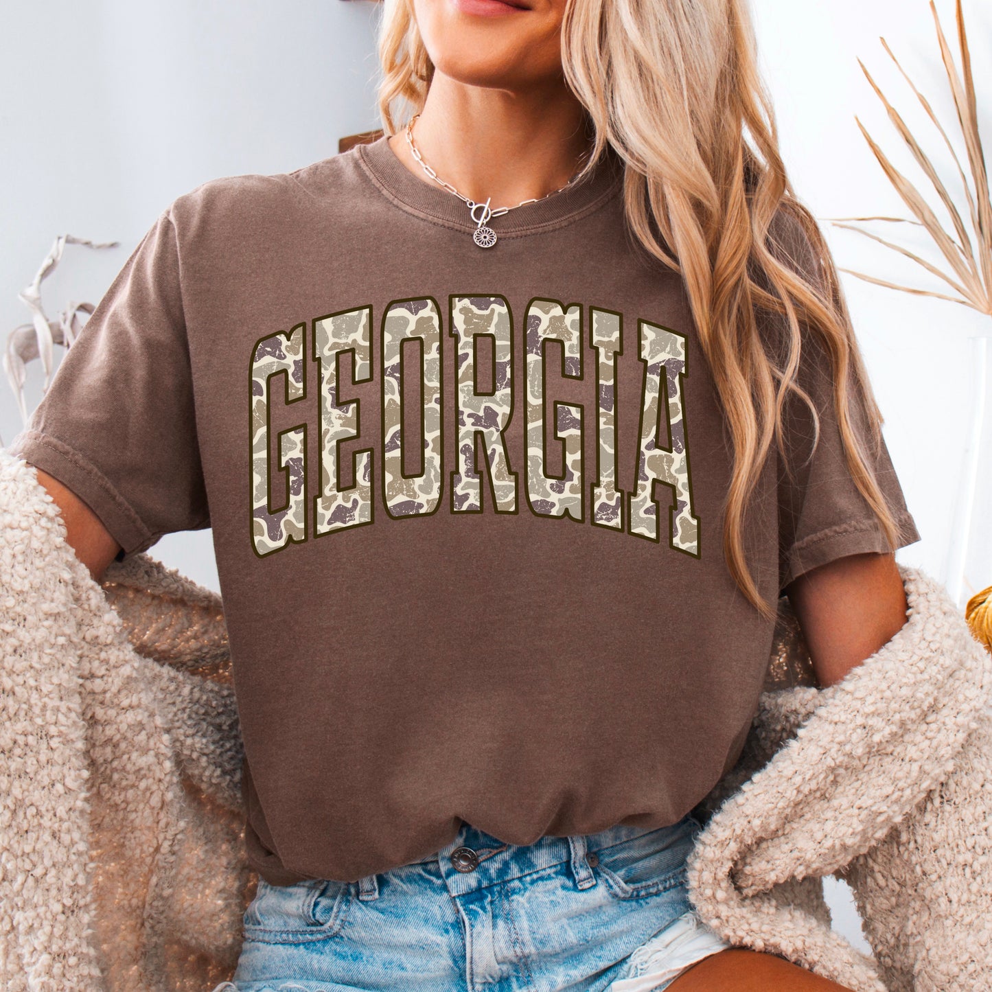 Georgia Camo Comfort Color Graphic Tee