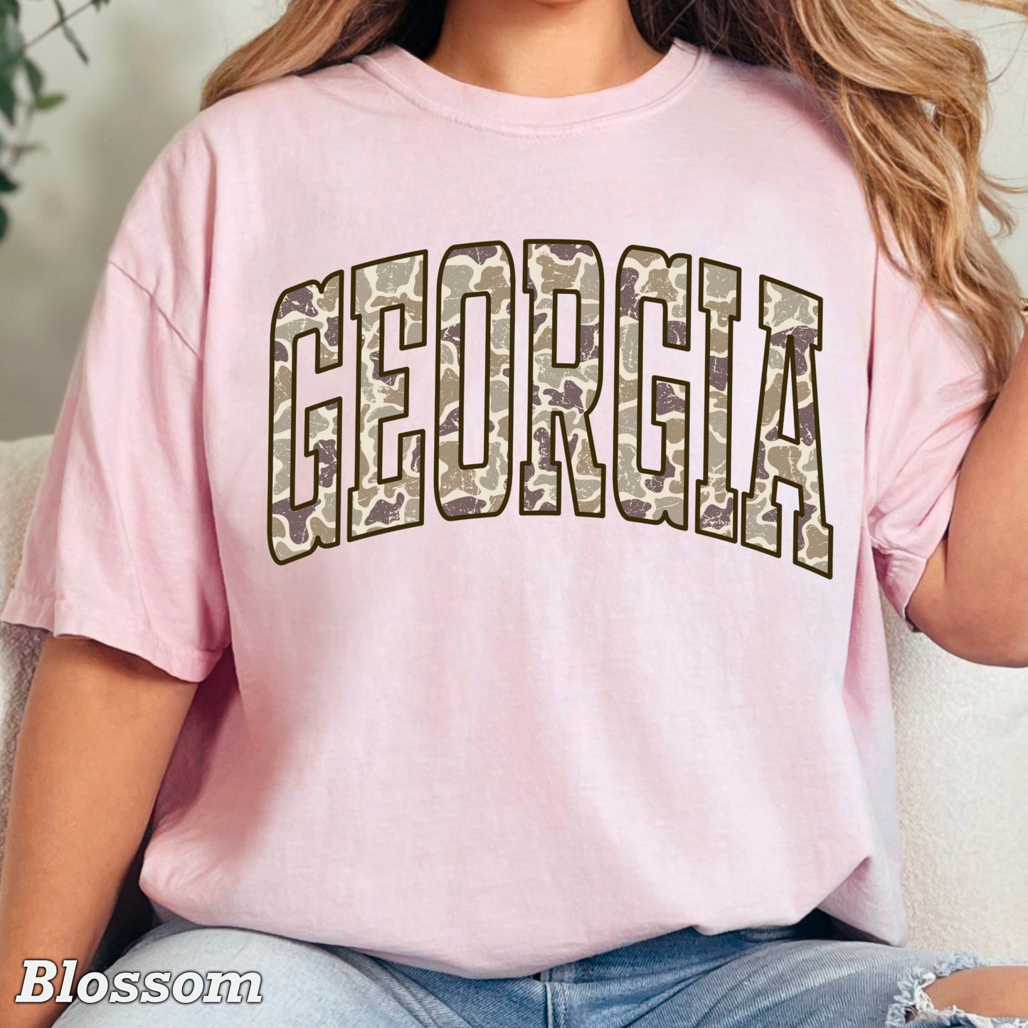 Georgia Camo Comfort Color Graphic Tee