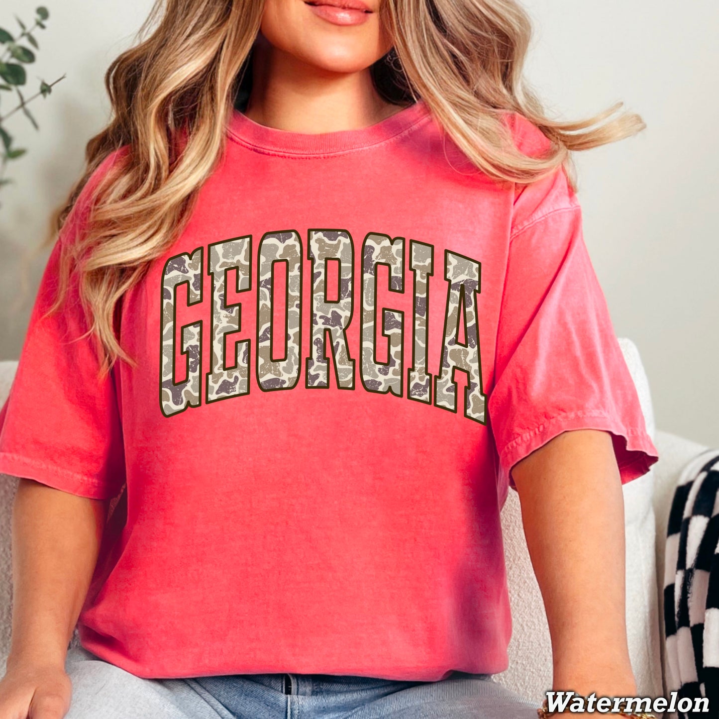 Georgia Camo Comfort Color Graphic Tee