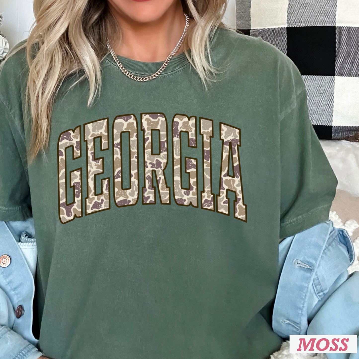 Georgia Camo Comfort Color Graphic Tee