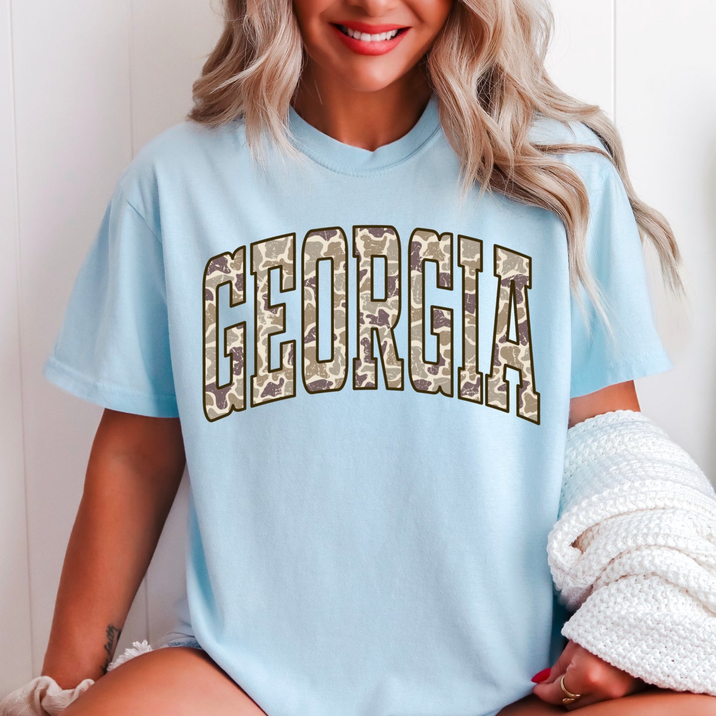 Georgia Camo Comfort Color Graphic Tee
