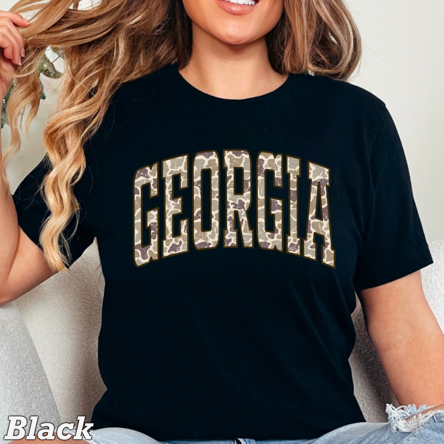Georgia Camo Comfort Color Graphic Tee