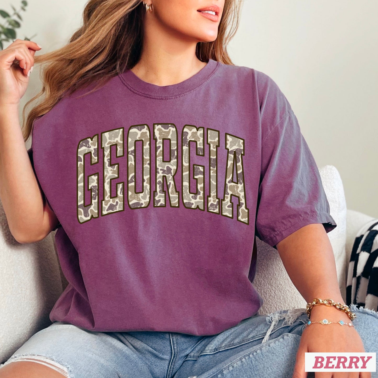 Georgia Camo Comfort Color Graphic Tee