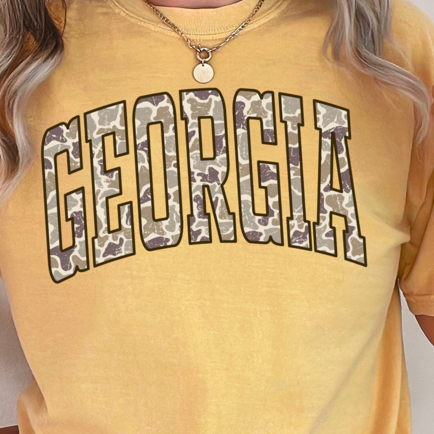 Georgia Camo Comfort Color Graphic Tee