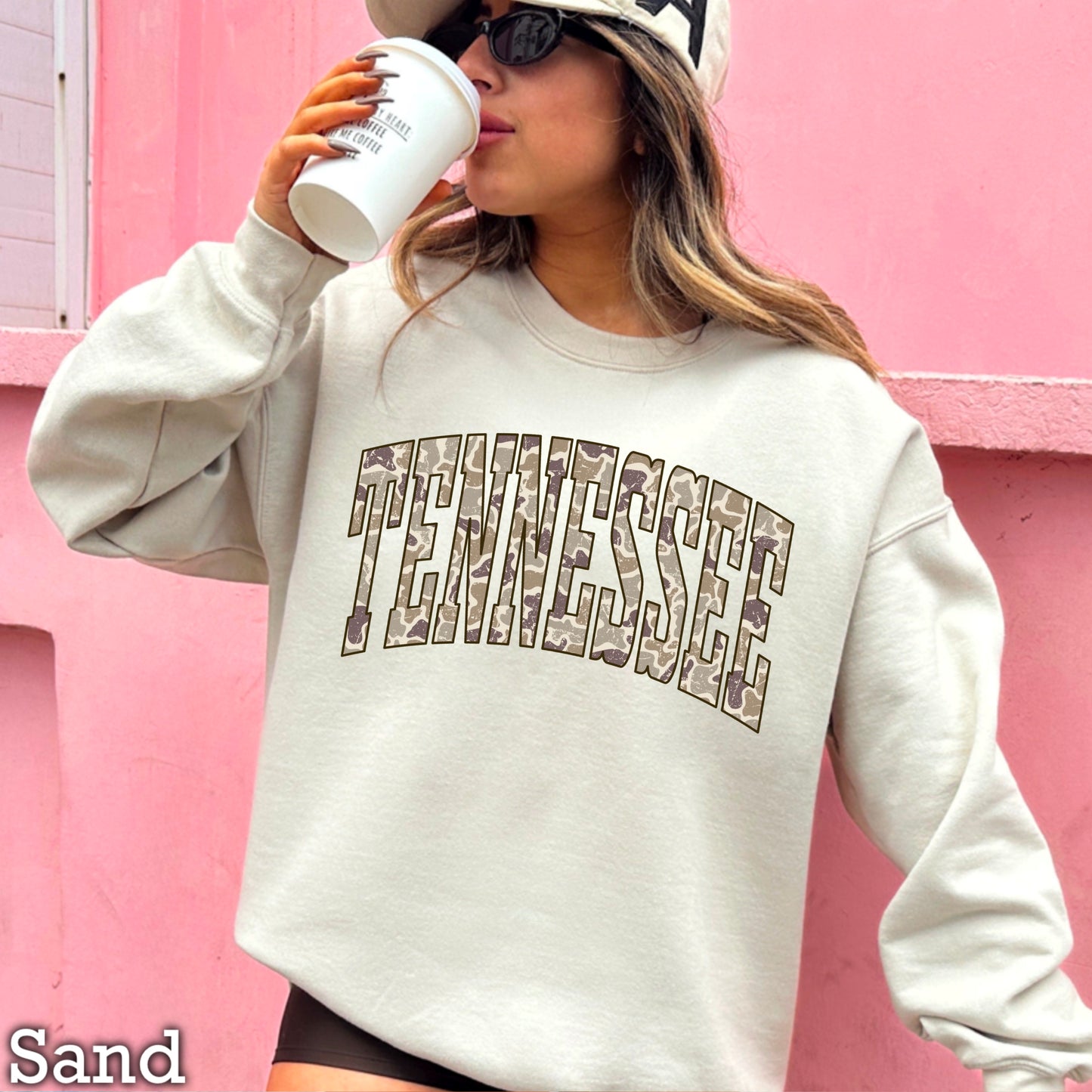 Tennessee Camo Crewneck Sweatshirt