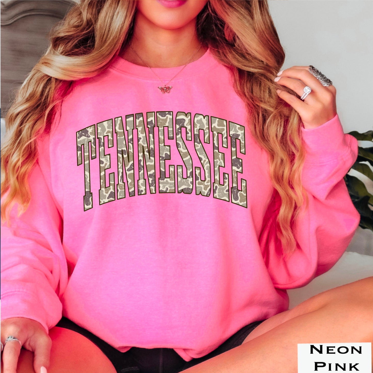 Tennessee Camo Crewneck Sweatshirt