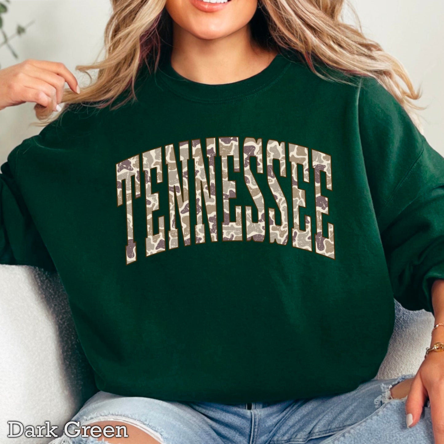 Tennessee Camo Crewneck Sweatshirt