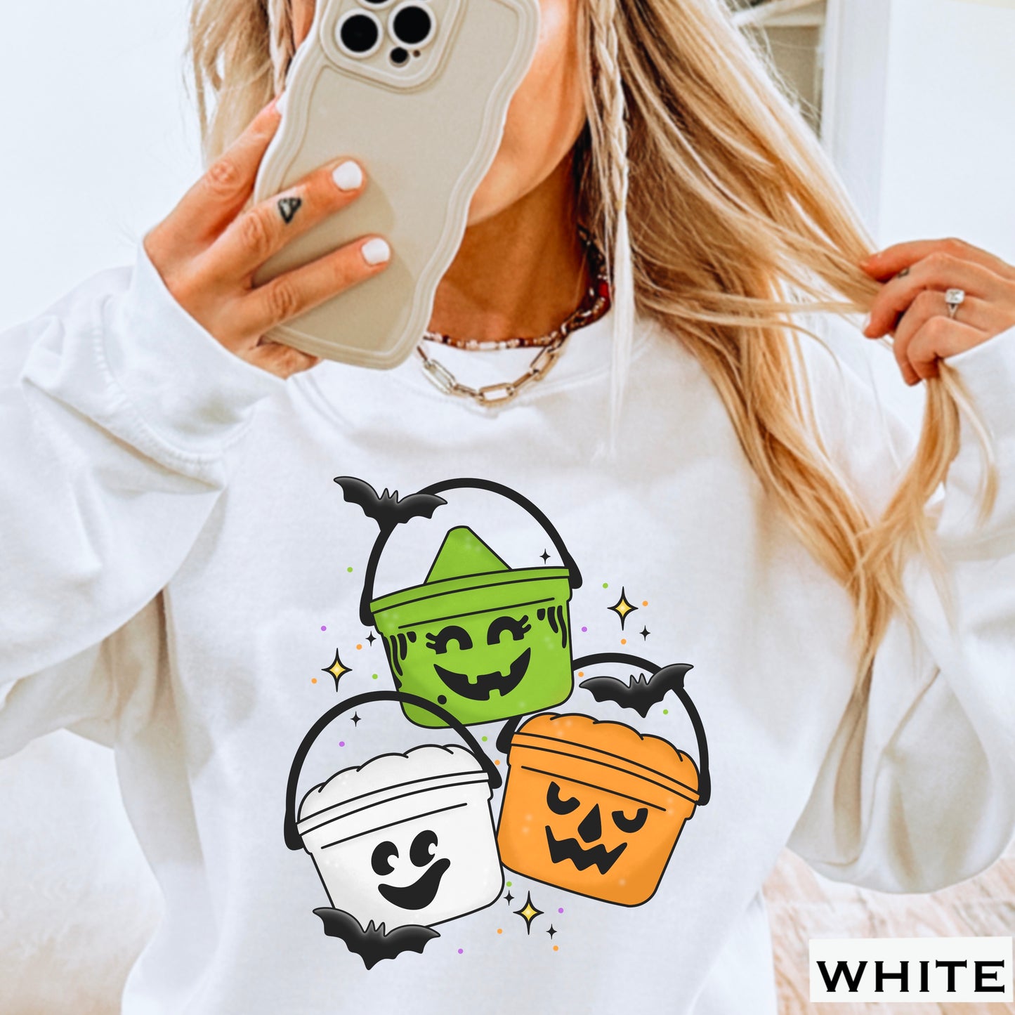 Halloween Buckets Crewneck Sweatshirt