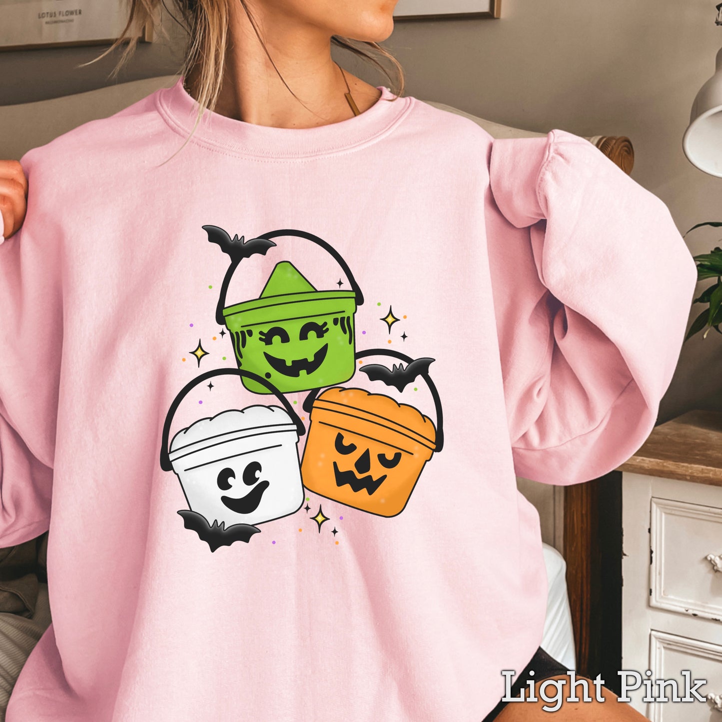 Halloween Buckets Crewneck Sweatshirt