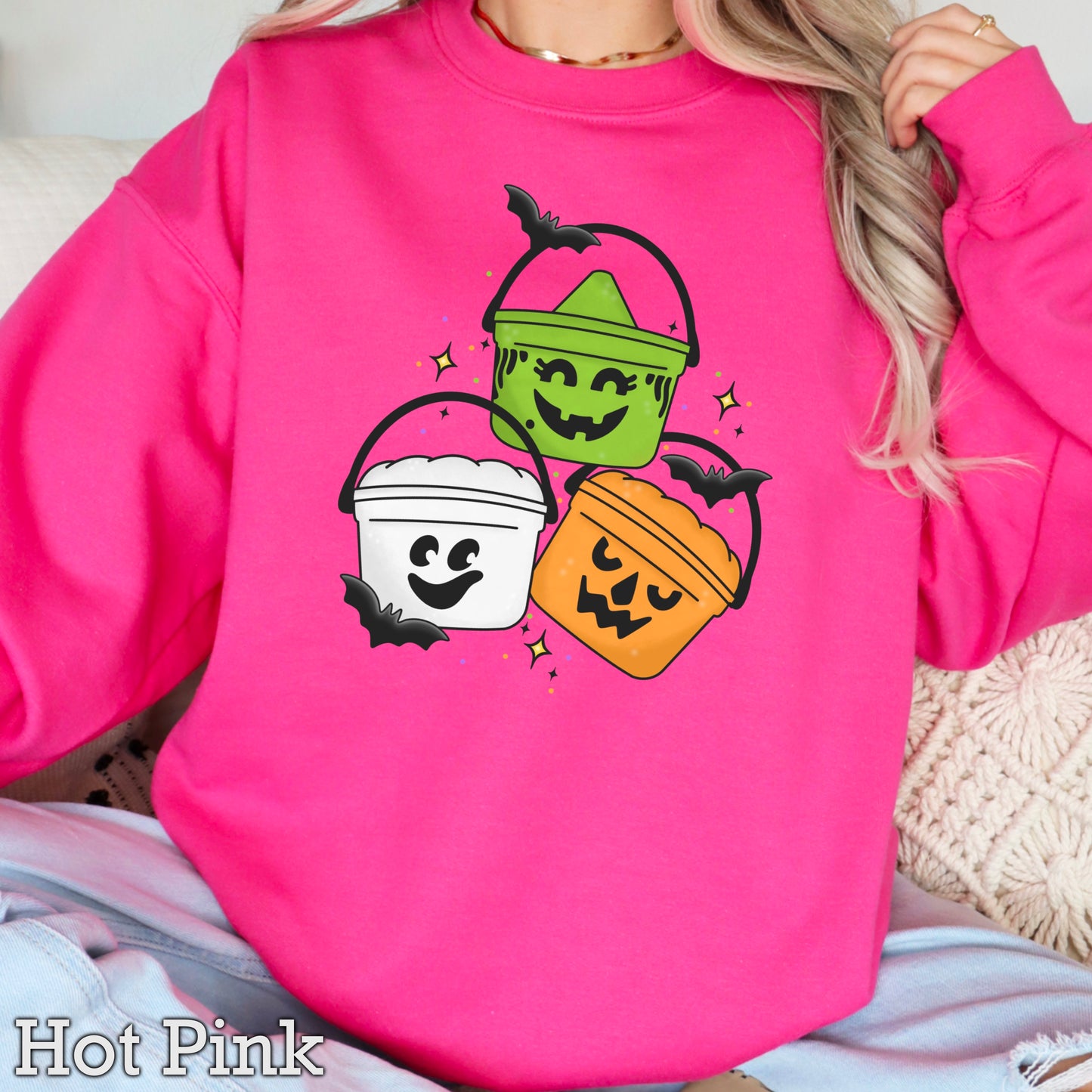Halloween Buckets Crewneck Sweatshirt