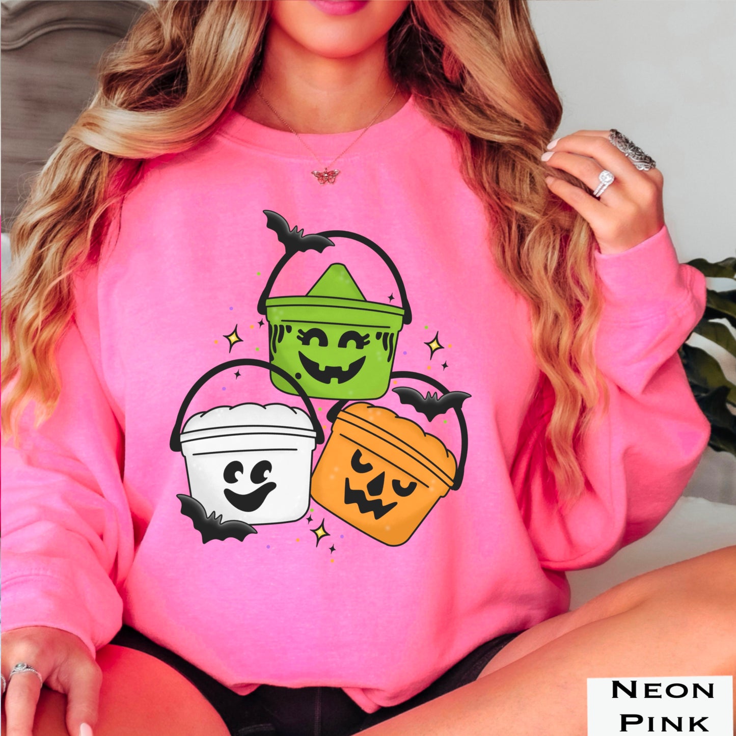 Halloween Buckets Crewneck Sweatshirt