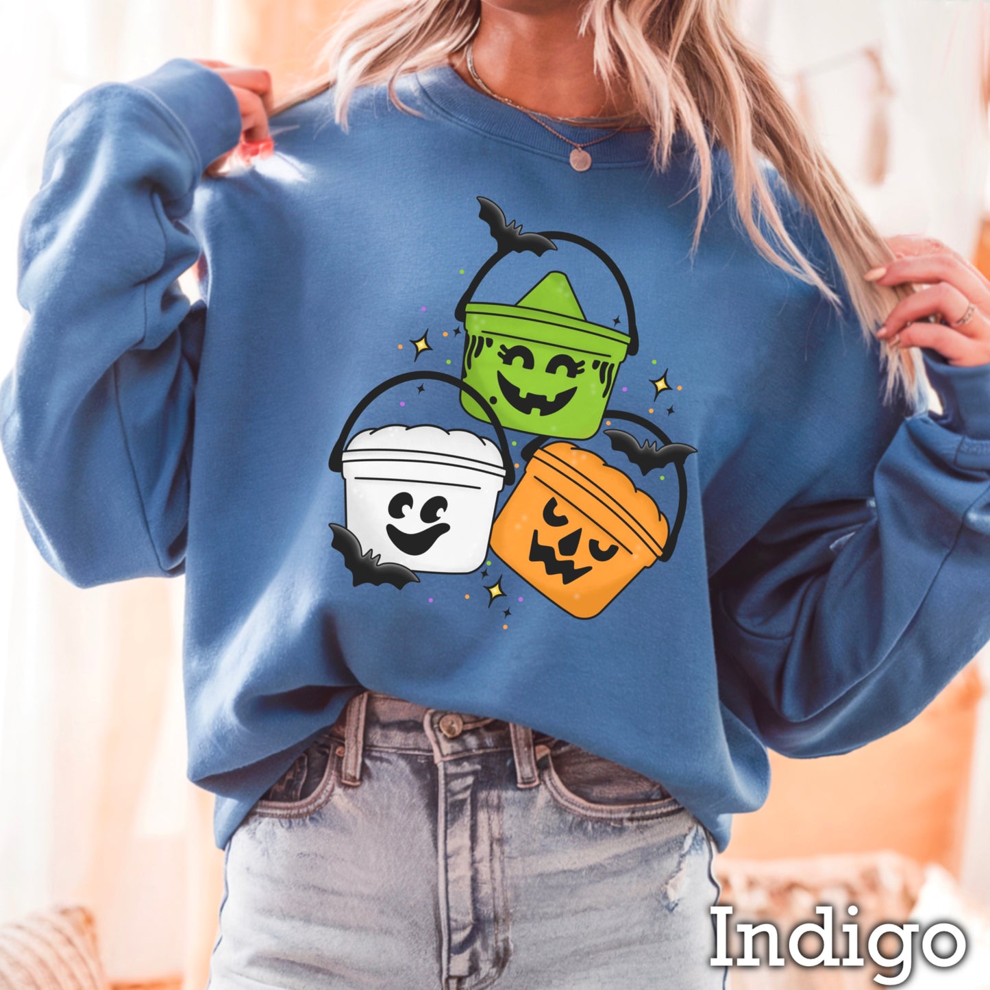 Halloween Buckets Crewneck Sweatshirt