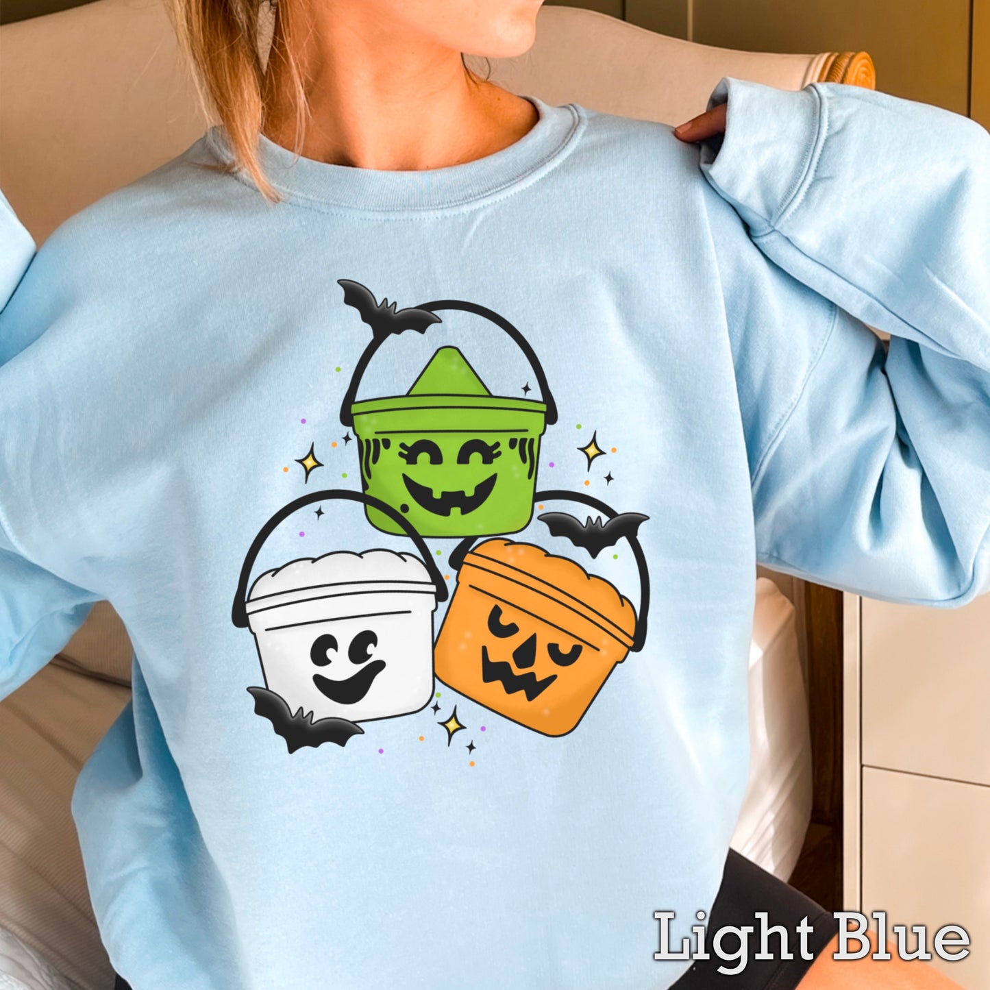 Halloween Buckets Crewneck Sweatshirt