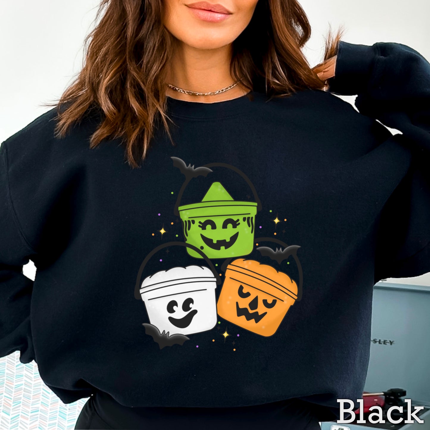 Halloween Buckets Crewneck Sweatshirt