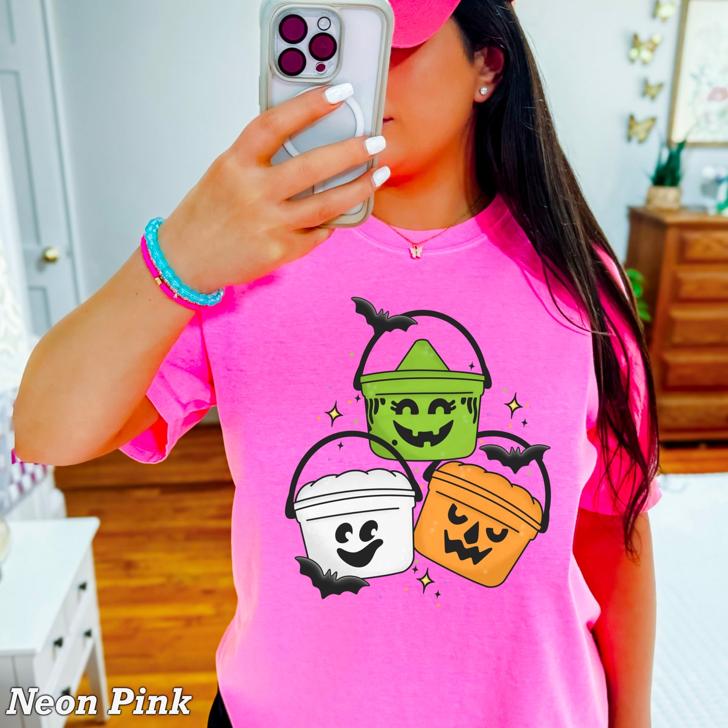 Halloween Meal Bucket Comfort Color Graphic Tee