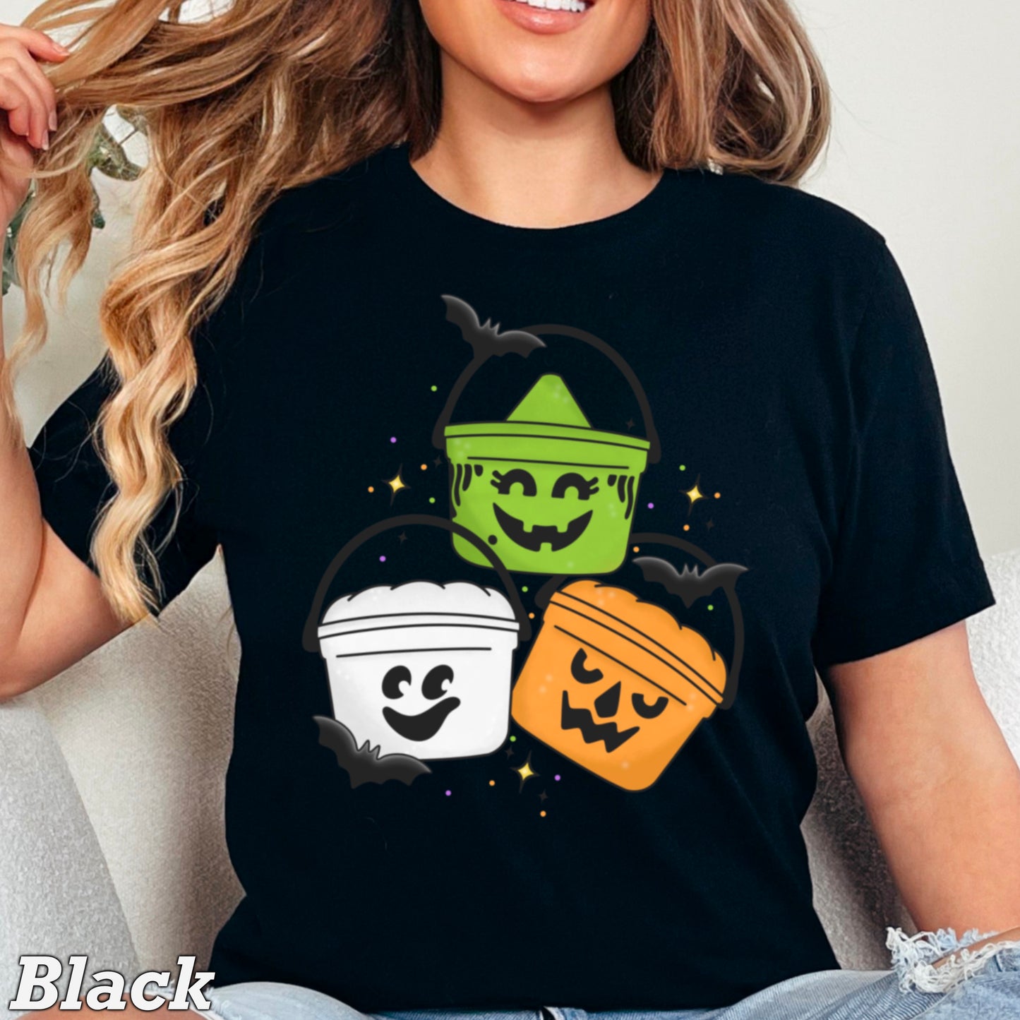 Halloween Meal Bucket Comfort Color Graphic Tee