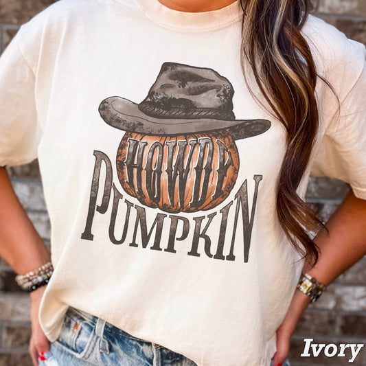 Howdy Pumpkin DTF Transfer