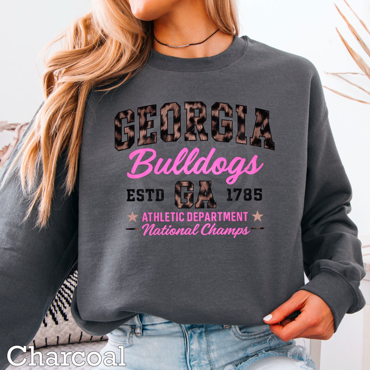 Leopard Georgia Crewneck Sweatshirt