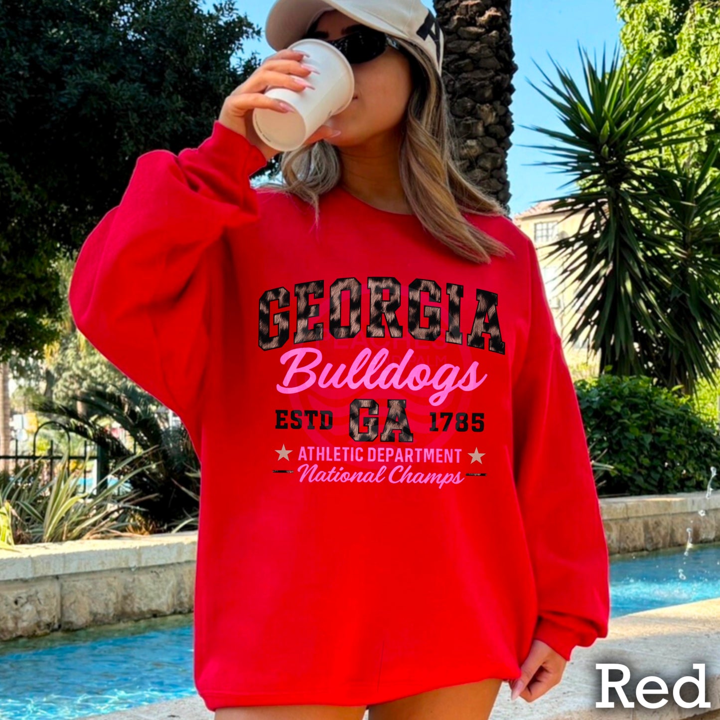 Leopard Georgia Crewneck Sweatshirt
