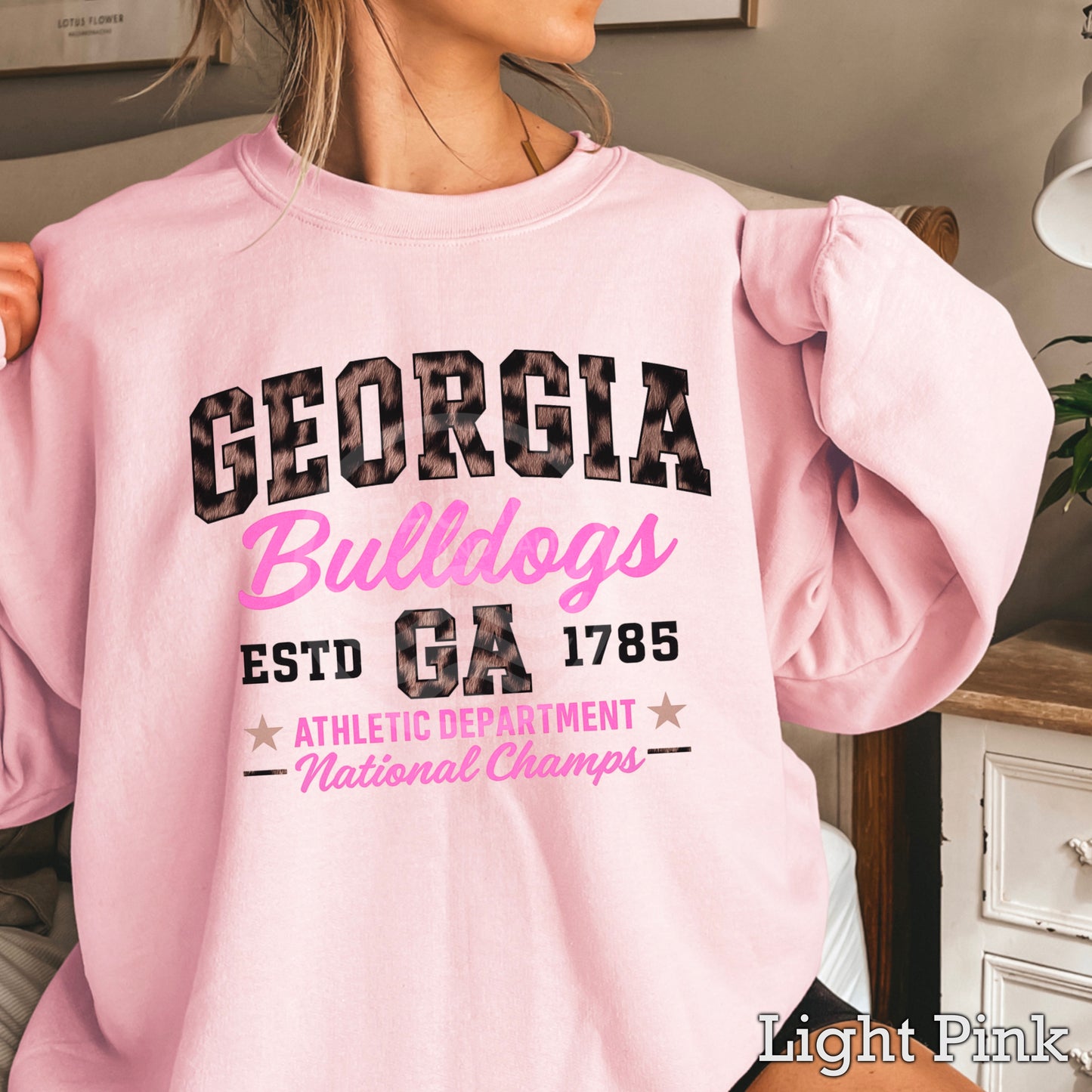 Leopard Georgia Crewneck Sweatshirt