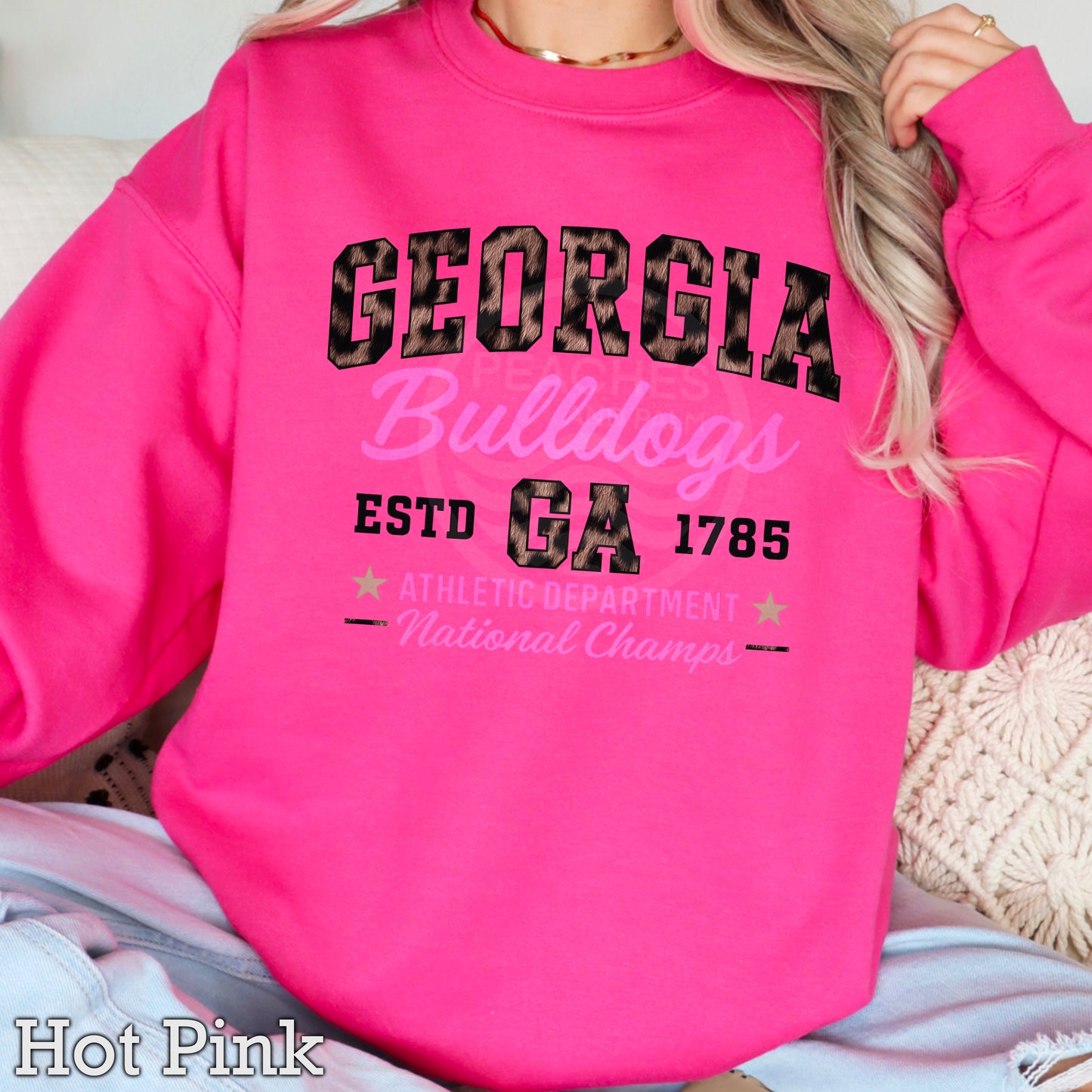 Leopard Georgia Crewneck Sweatshirt