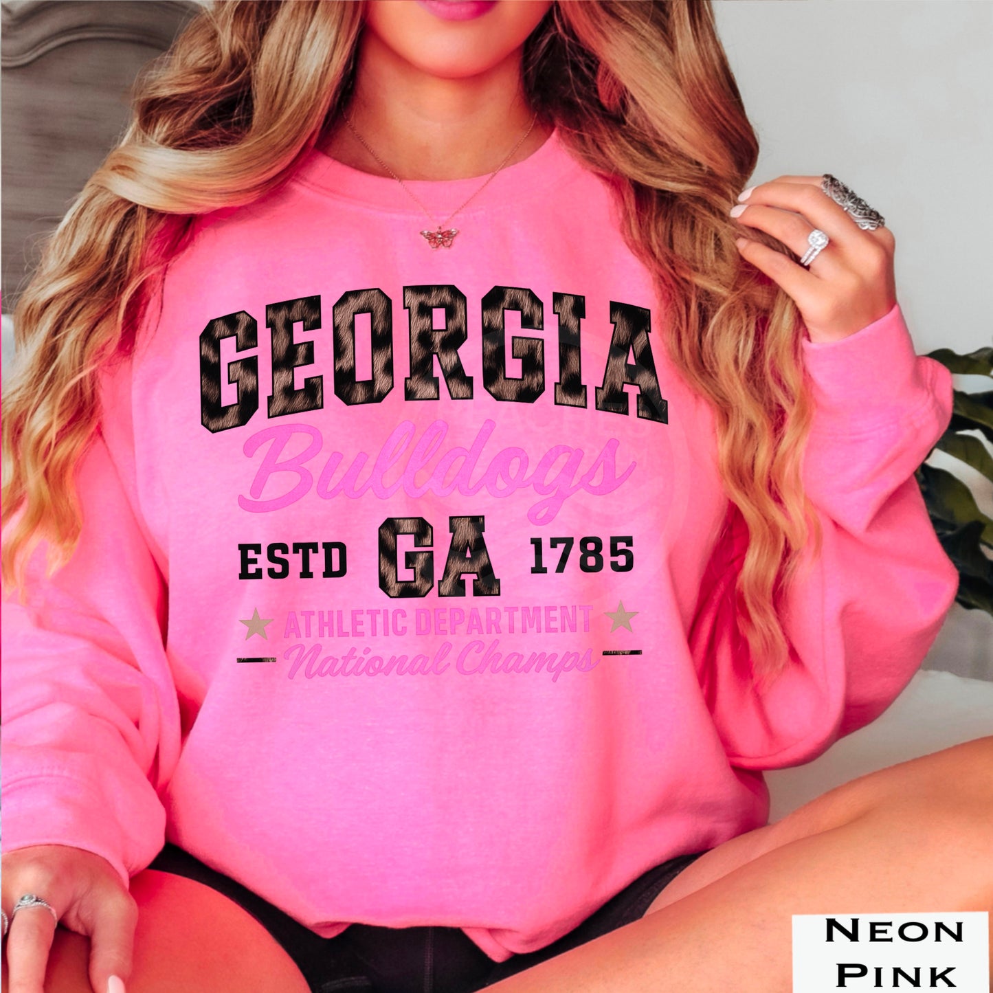 Leopard Georgia Crewneck Sweatshirt