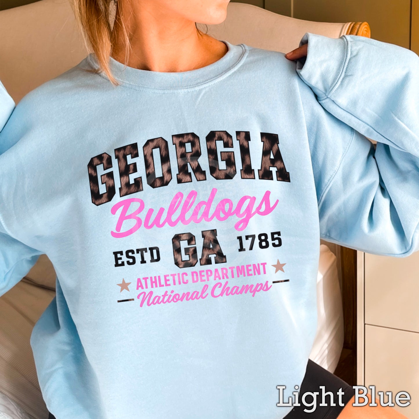 Leopard Georgia Crewneck Sweatshirt
