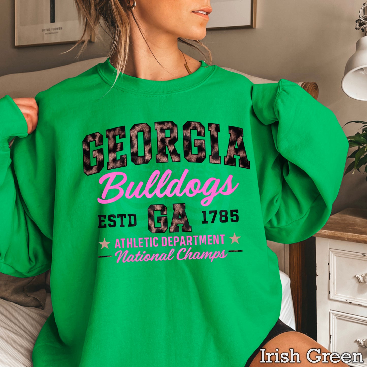 Leopard Georgia Crewneck Sweatshirt
