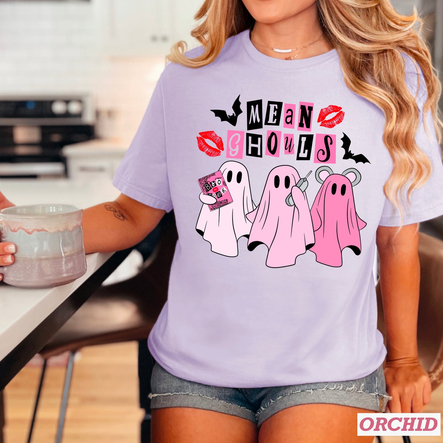 Mean Ghouls Comfort Color Graphic Tee