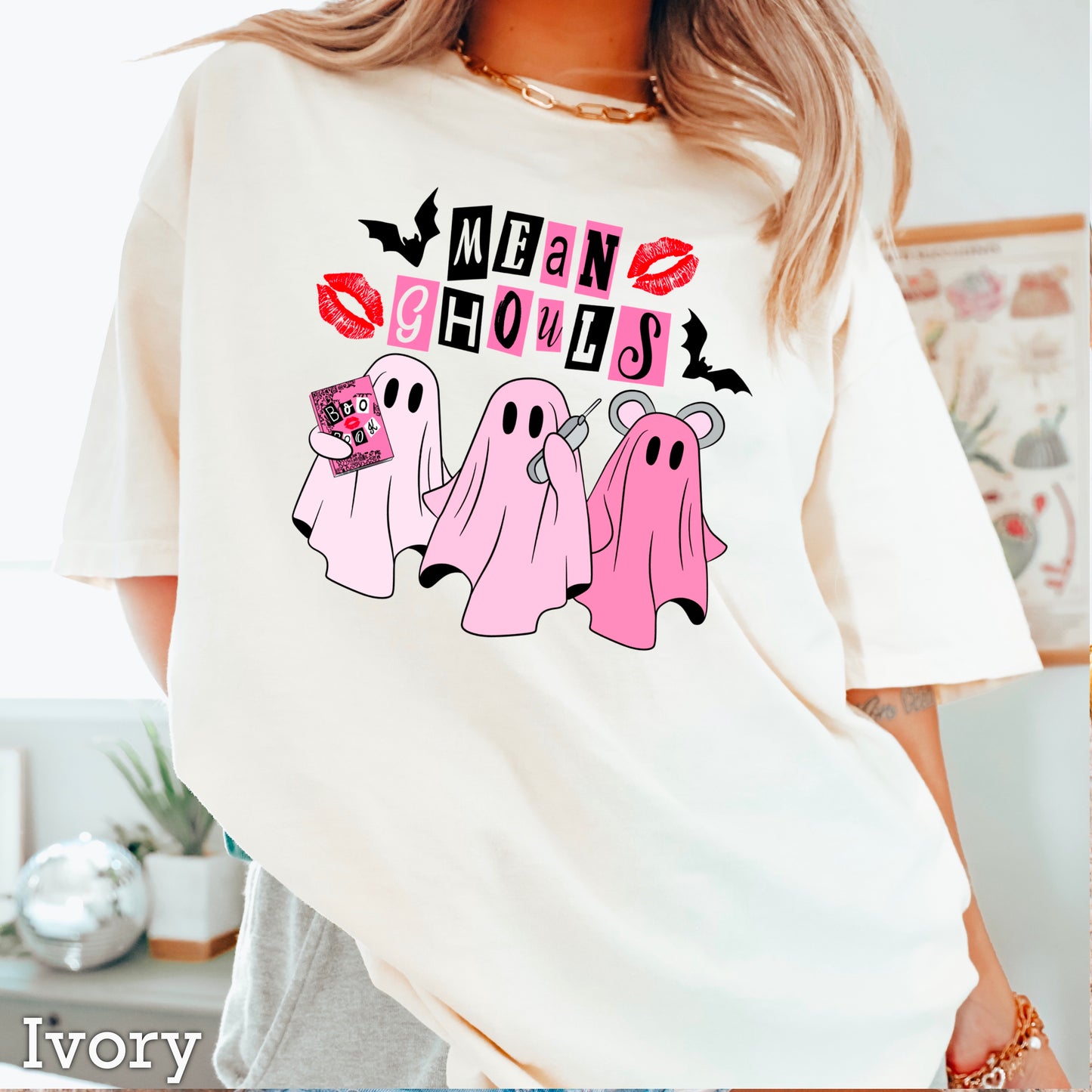 Mean Ghouls Comfort Color Graphic Tee