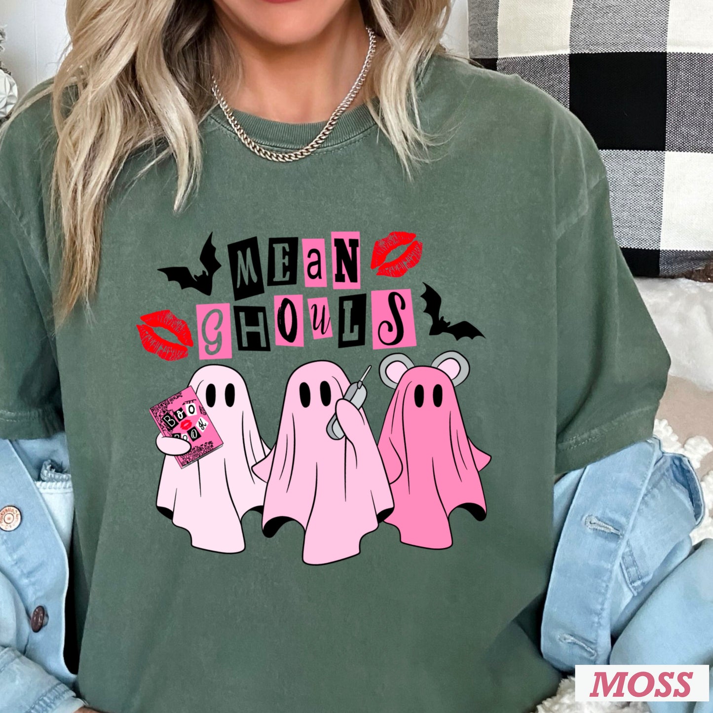 Mean Ghouls Comfort Color Graphic Tee