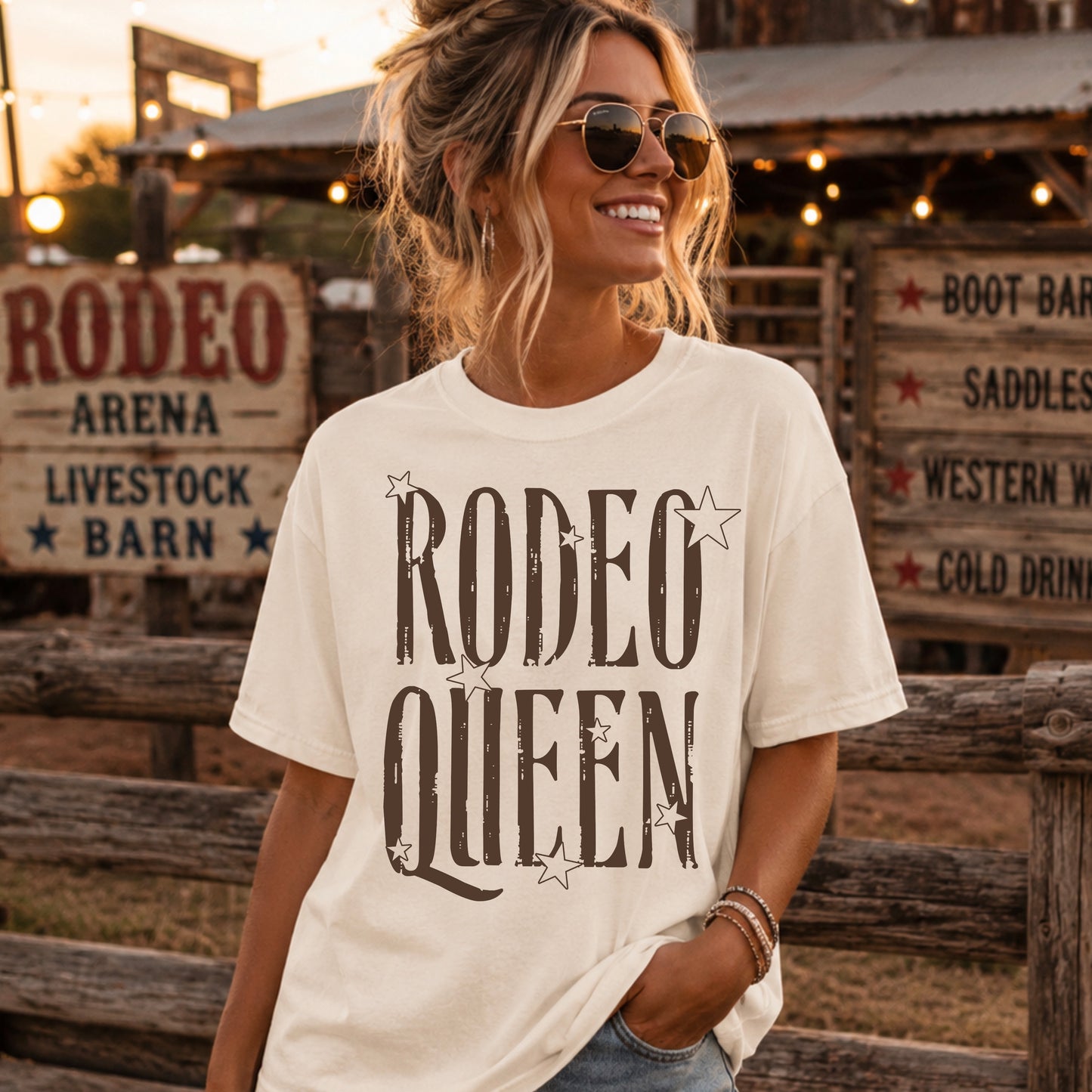 Rodeo Queen Comfort Color Graphic Tee