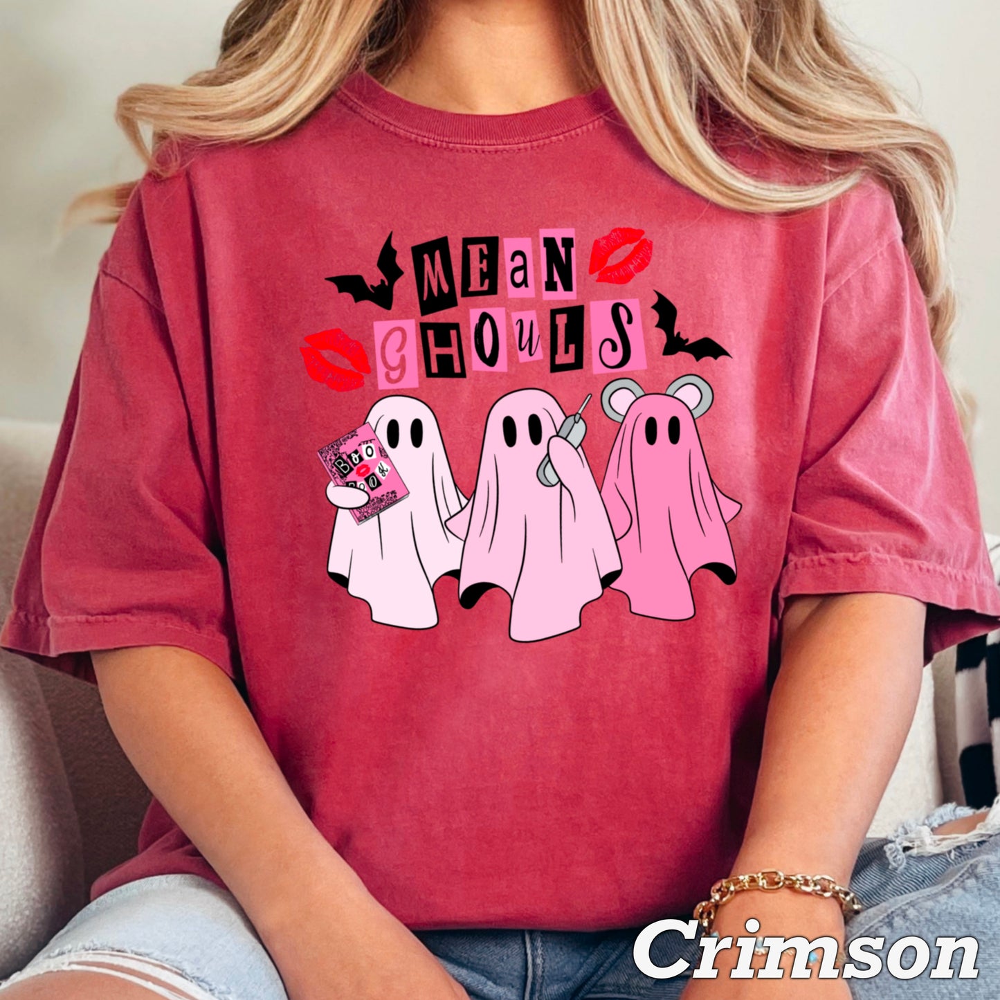Mean Ghouls Comfort Color Graphic Tee