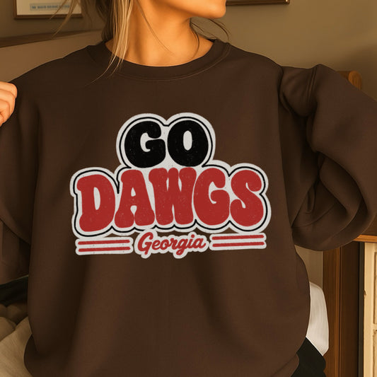 Go Red & Black Crewneck Sweatshirt