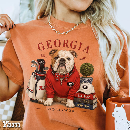 Red & Black Traditions Comfort Color Graphic Tee