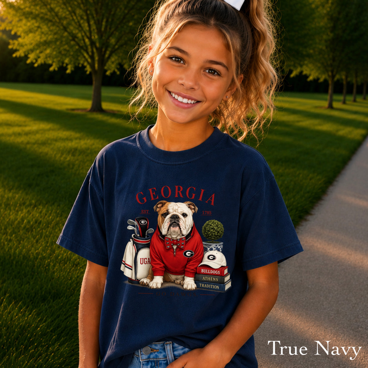 Red & Black Traditions Youth Comfort Color T-Shirt