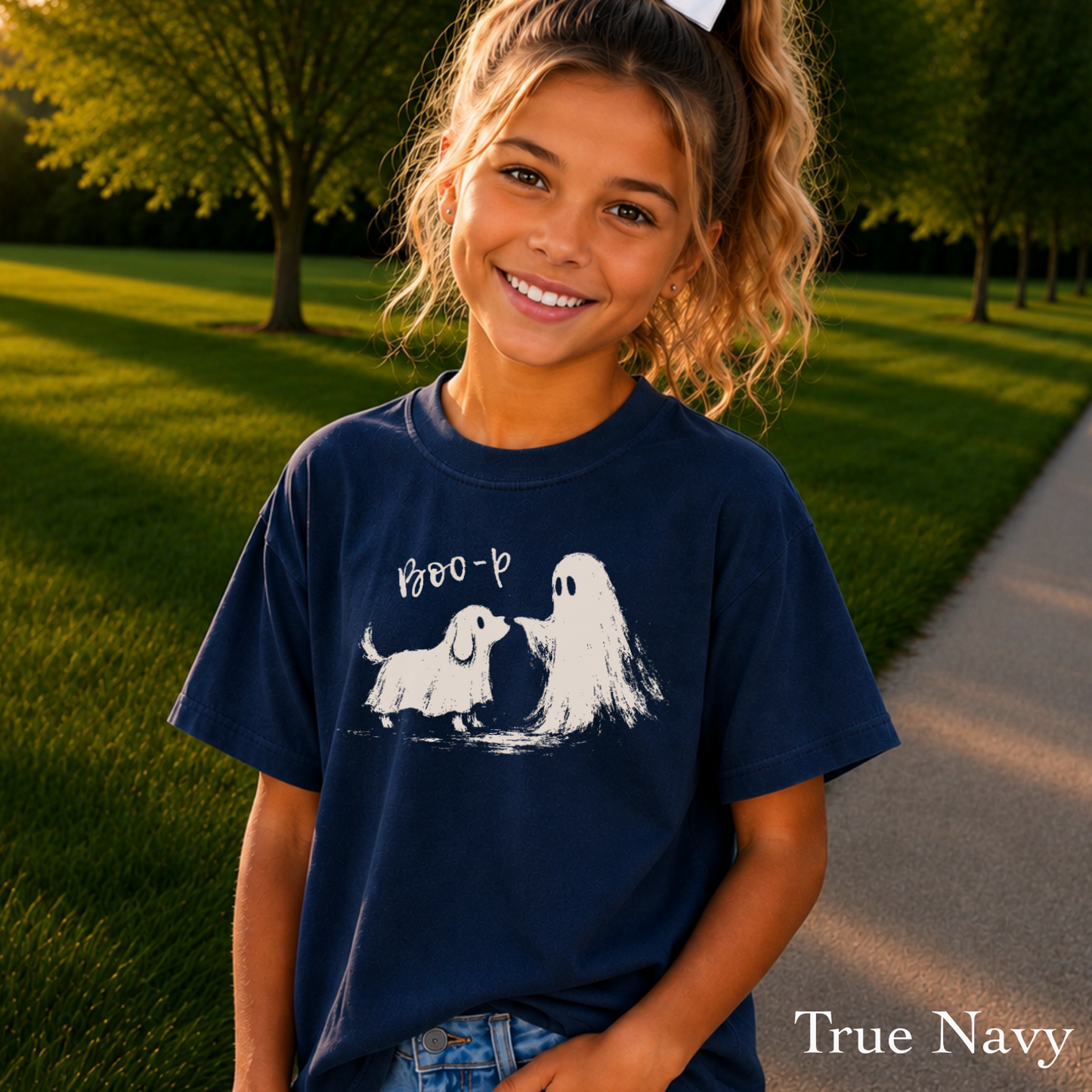 Boo-P Halloween Youth Comfort Color T-Shirt