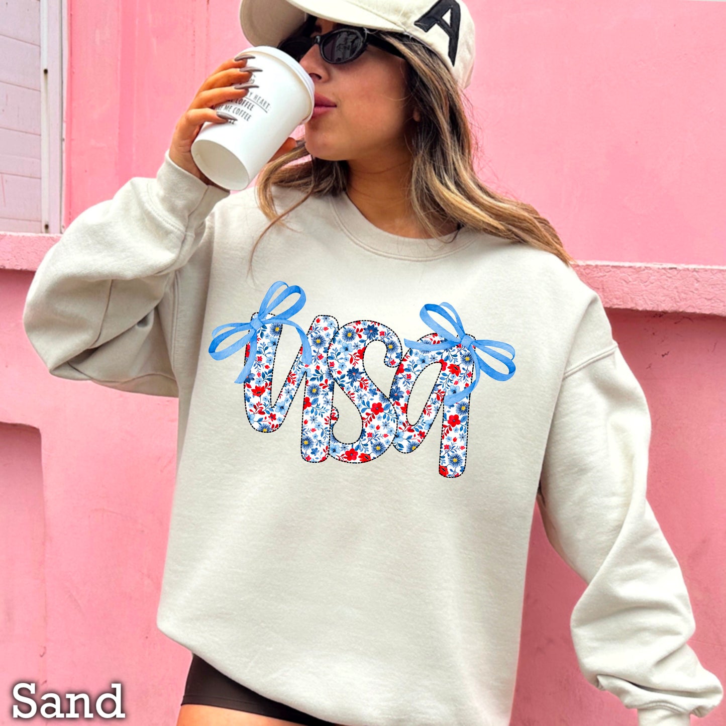 USA Bows Crewneck Sweatshirt