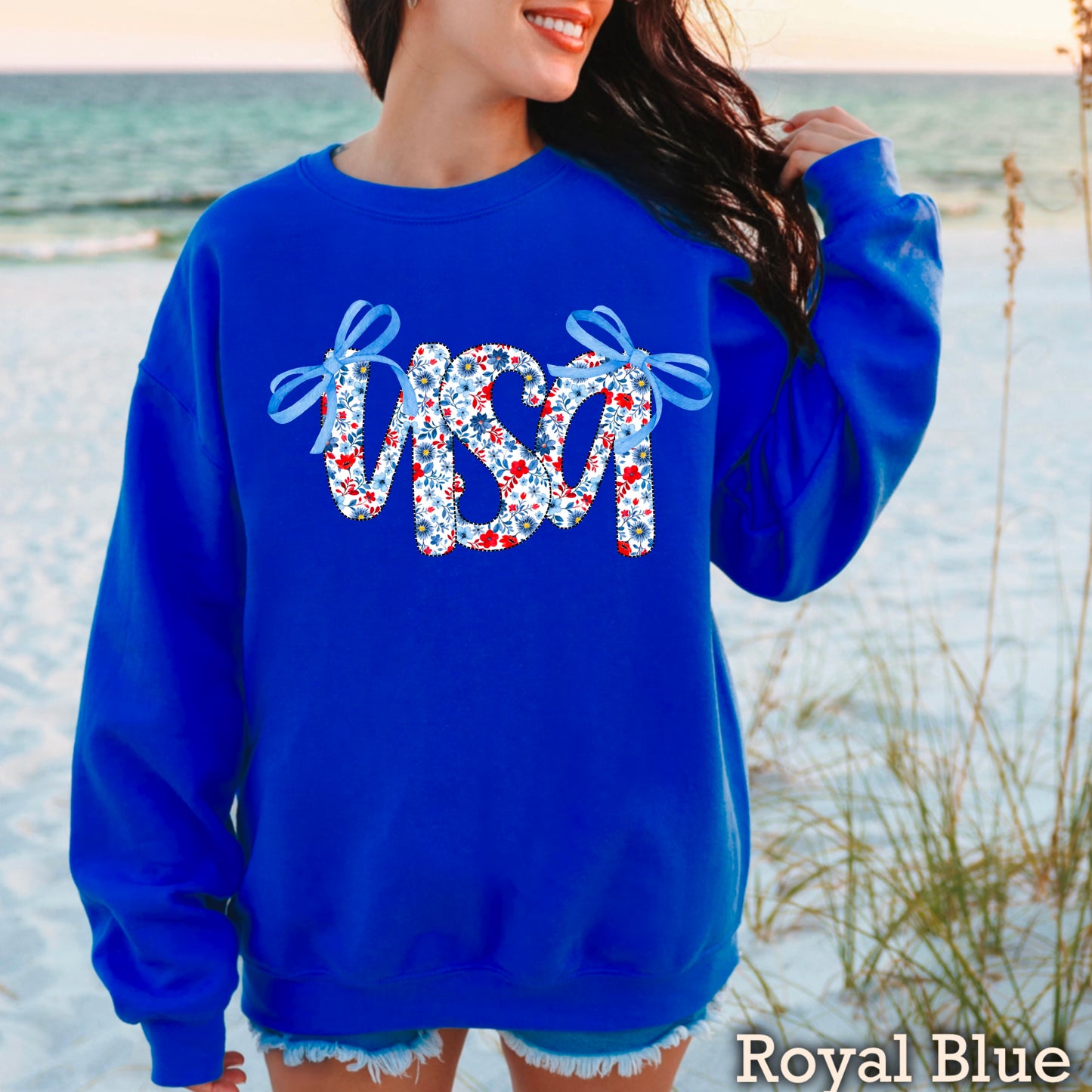 USA Bows Crewneck Sweatshirt