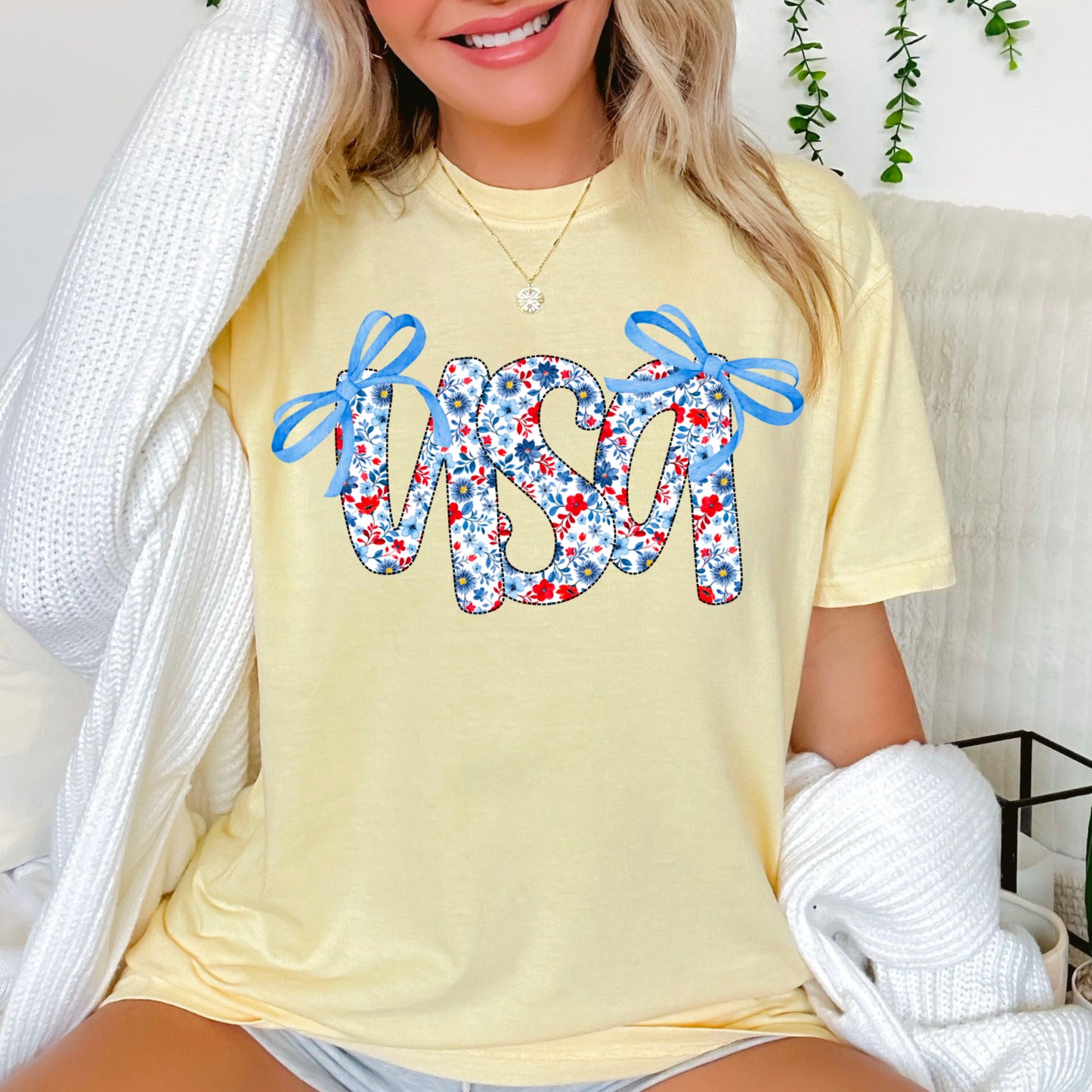 USA Bows Comfort Color Graphic Tee