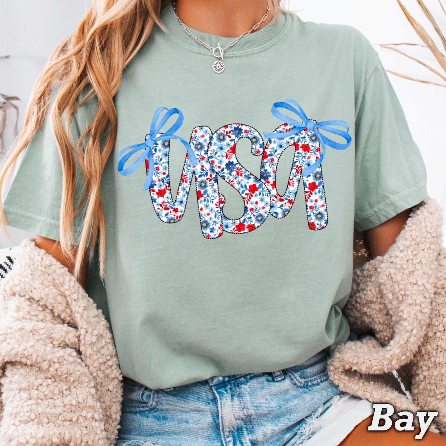 USA Bows Comfort Color Graphic Tee